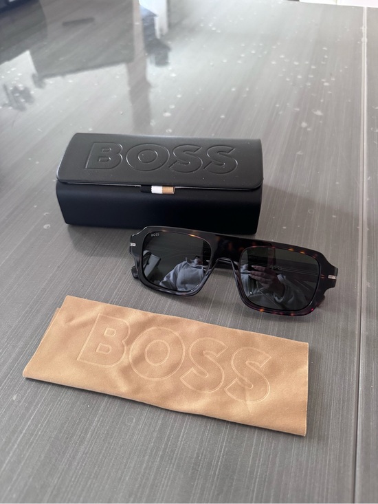 Boss Other - BOSS Men’s Black Tortoiseshell Sunglasses 1595/S